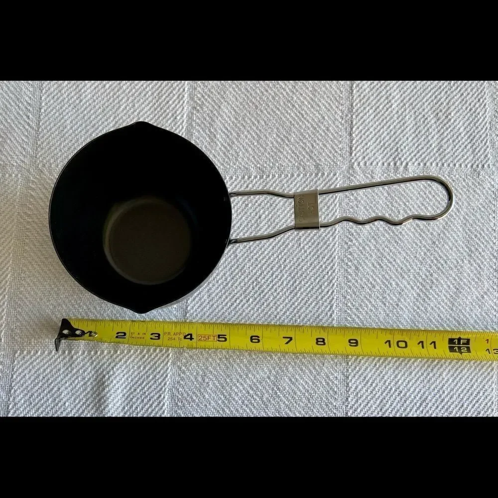 Tadaka Non Stick Hard Anodized Tadka Pan Tadka Pan For Saag, Dal, Kadhi, Dhokla.